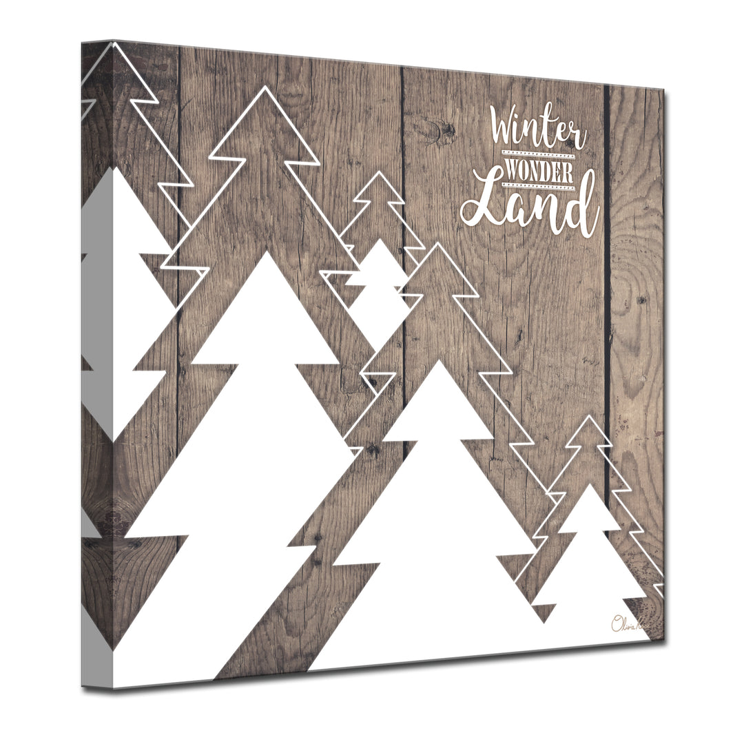 Christmas Many Trees'  Textual Wall Art