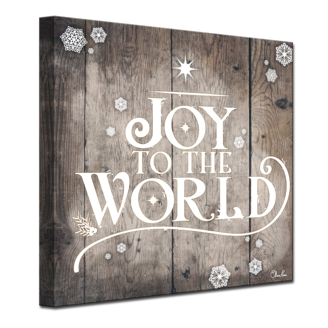 Christmas Joy to World'  Textual Wall Art