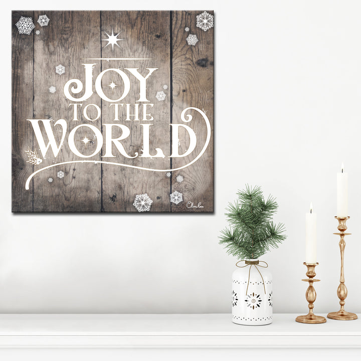 Christmas Joy to World'  Textual Wall Art