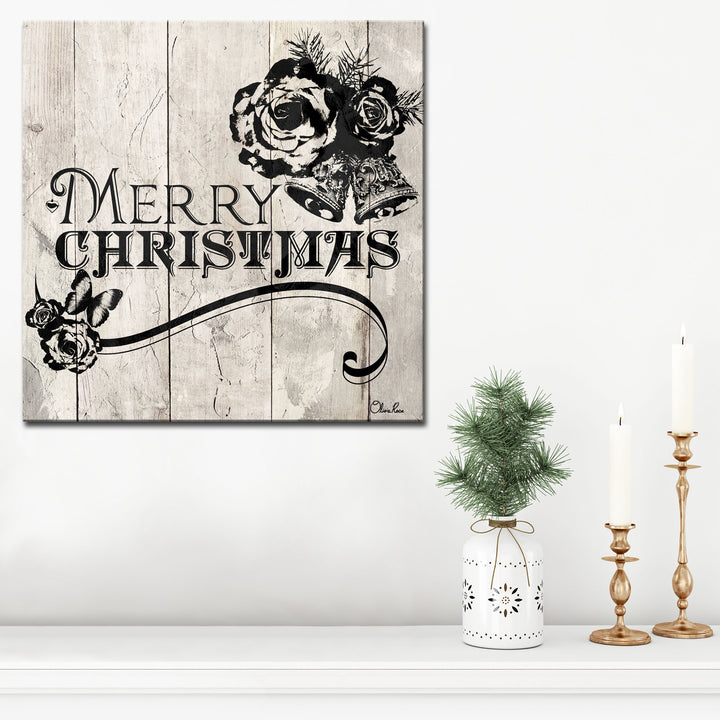 Shabby Chic Christmas'  Textual Wall Art