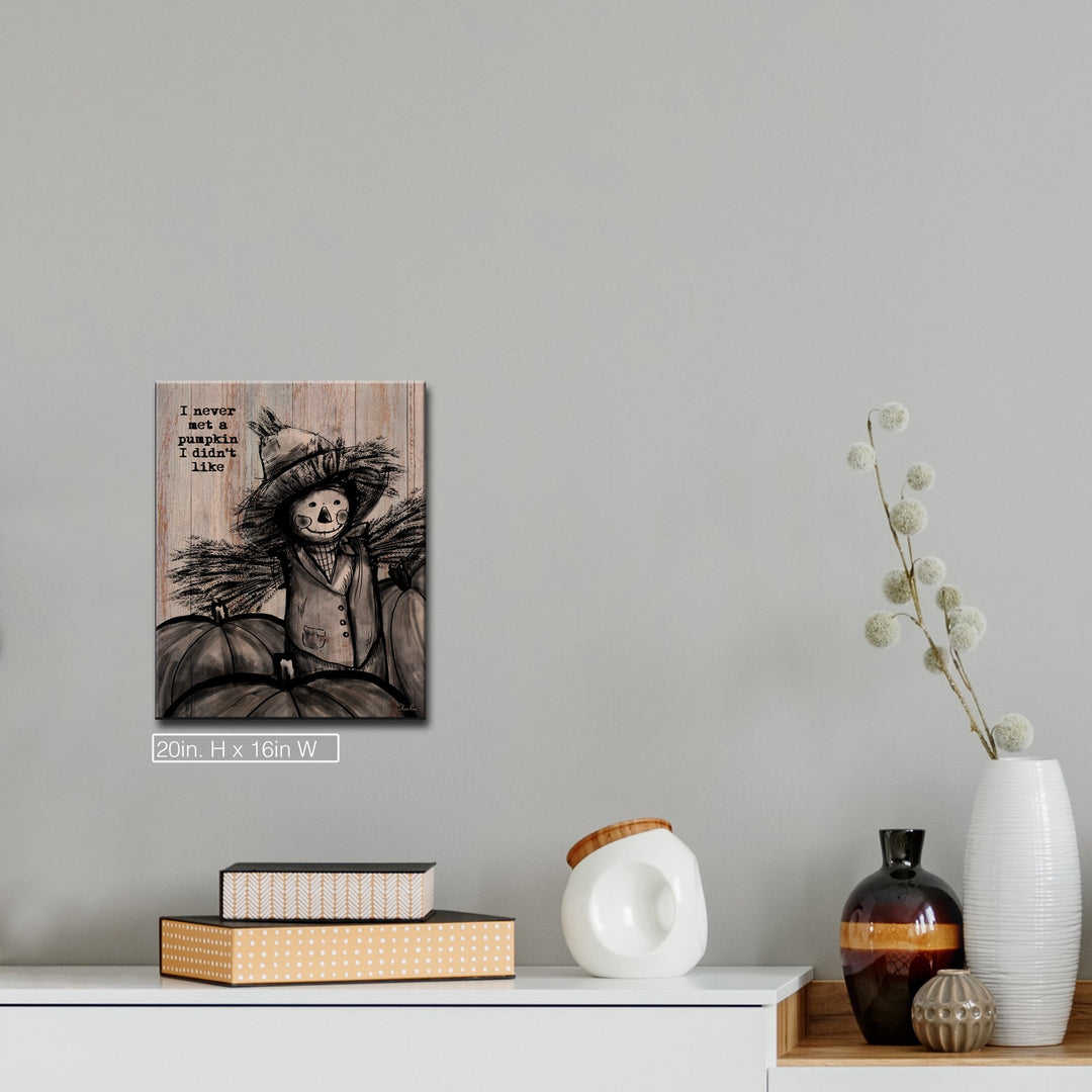 Pumpkin Patch Scarecrow'  Textual Fall Wall Art