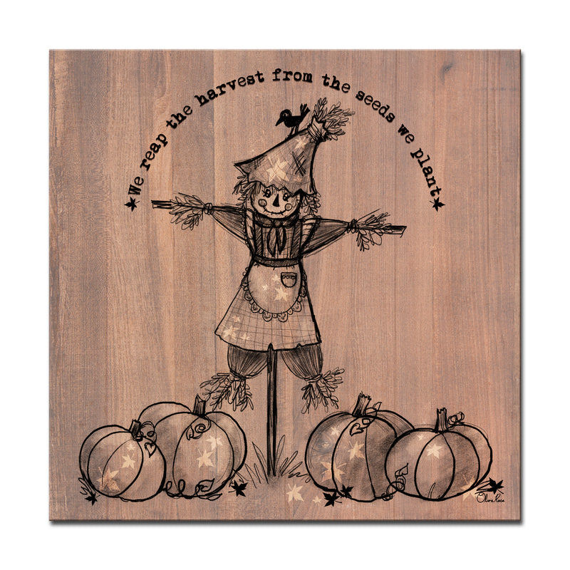 Reap the Harvest'  Shabby Chic Fall Textual Wall Art