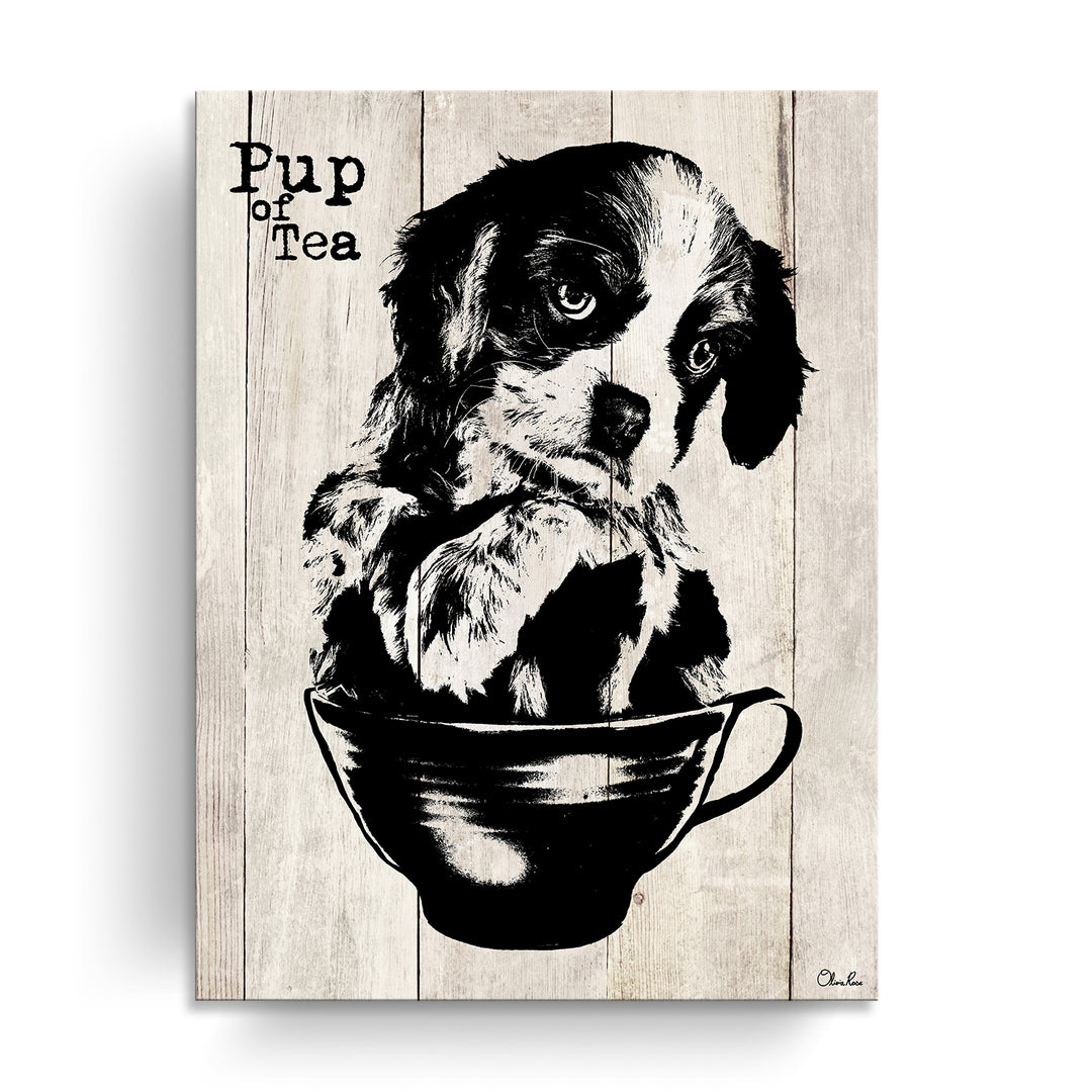 Pup of Tea'  Dog Wall Art