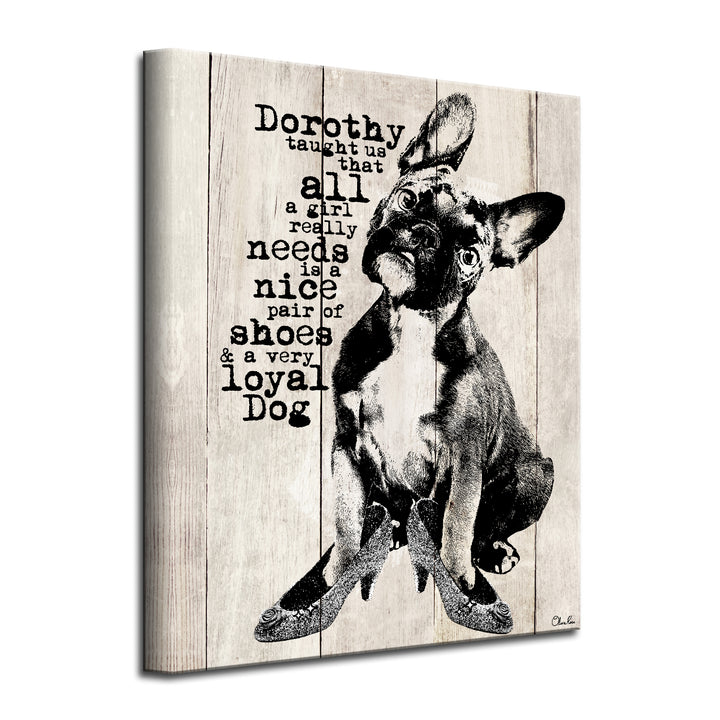 Shoes'  Dog Wall Art