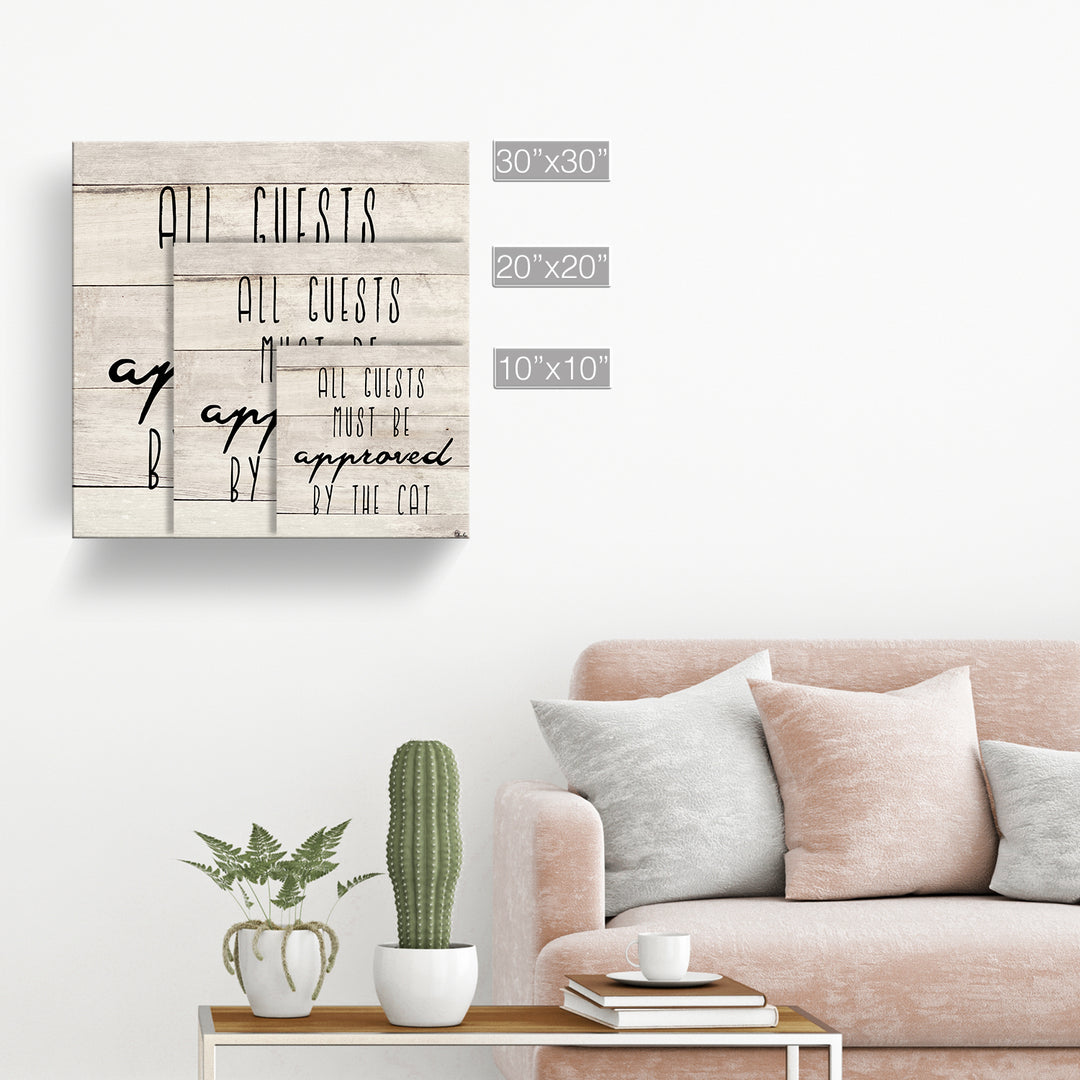 Cat Approved'  Pet Wall Art