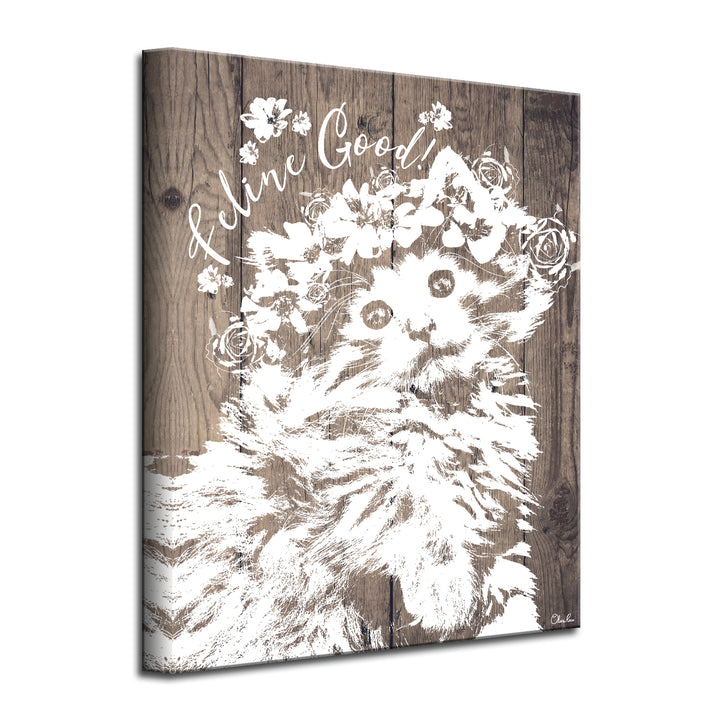Feline Good'  Cat Wall Art