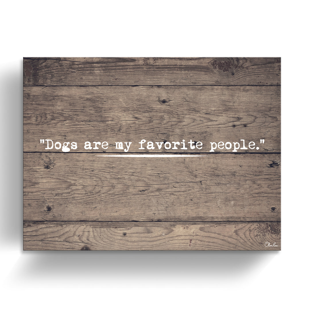 'Dog People' Wrapped Canvas Pet Wall Art