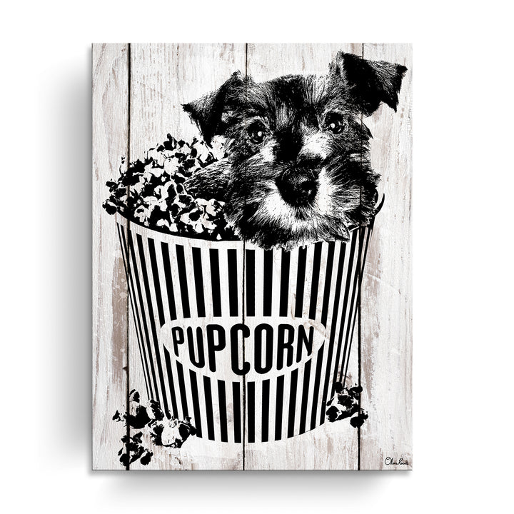 Pupcorn'  Dog Wall Art