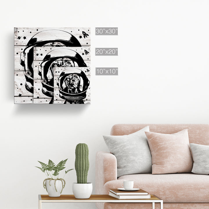 Space Dog'  Pet Wall Art