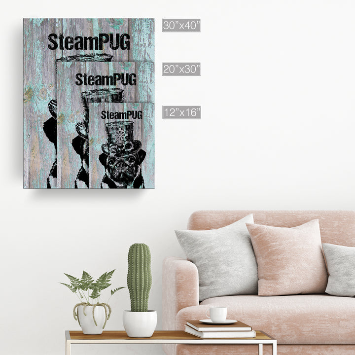 SteamPUG'  Dog Wall Art