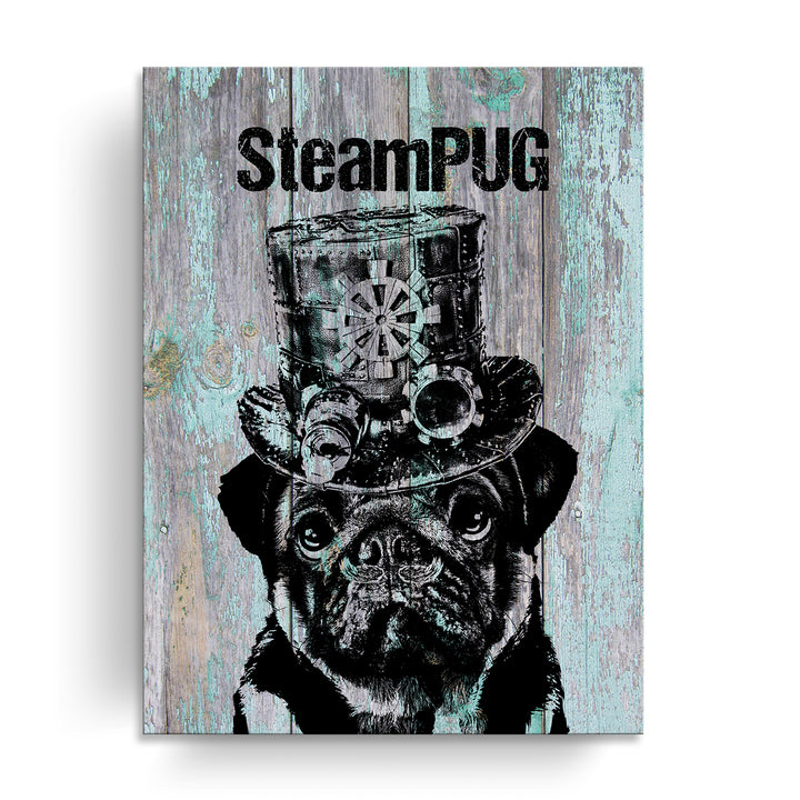 SteamPUG'  Dog Wall Art