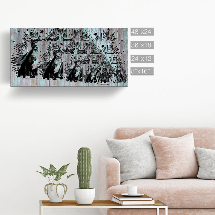 'Wonder Cats' Wrapped Canvas Animal Wall Art