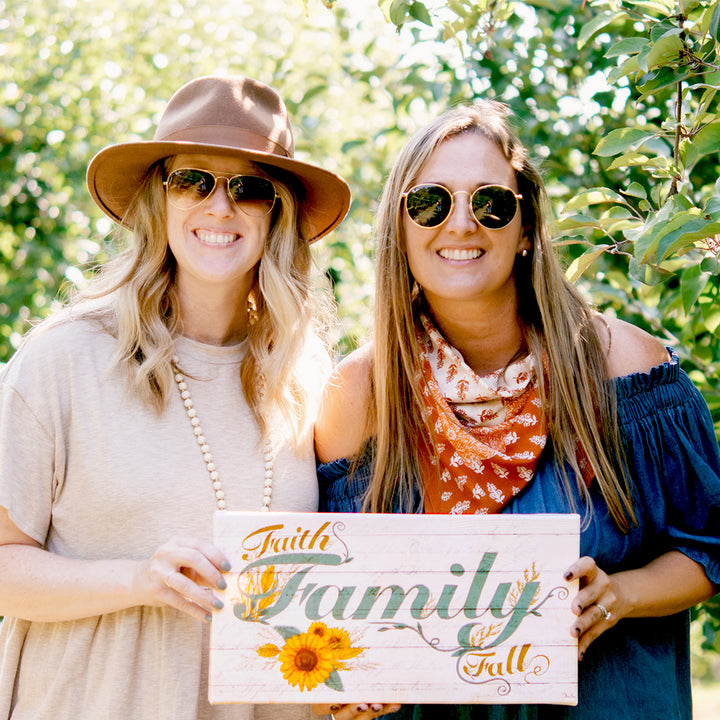 'Family' Wrapped Canvas Harvest Wall Art