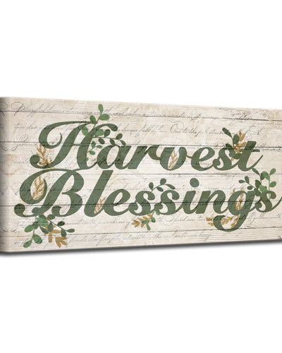 'Harvest Blessings' by Olivia Rose — Fall Wall Art