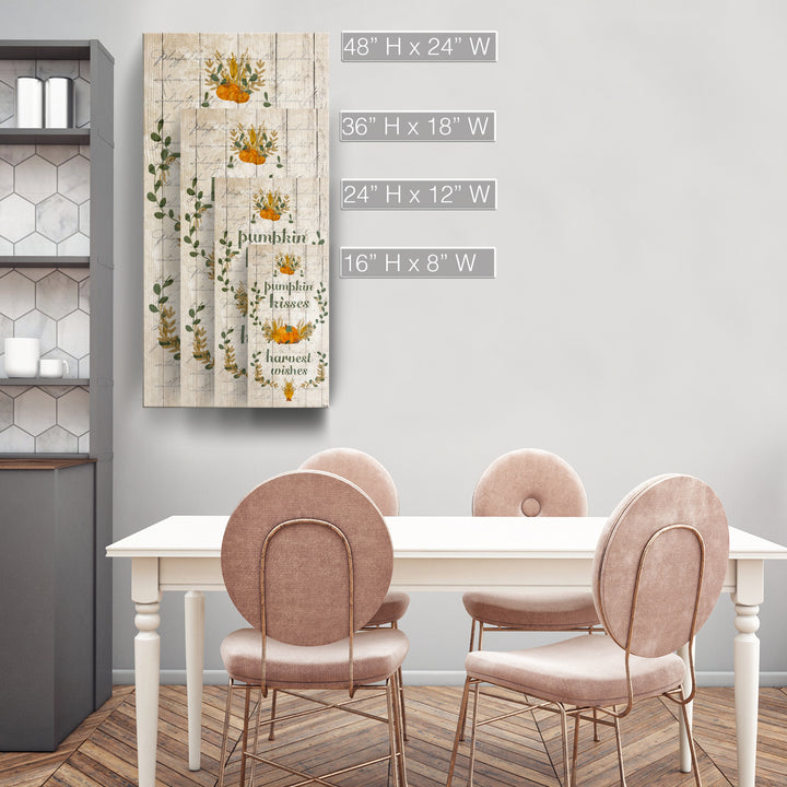 Pumpkin Kisses'  Harvest Wall Art