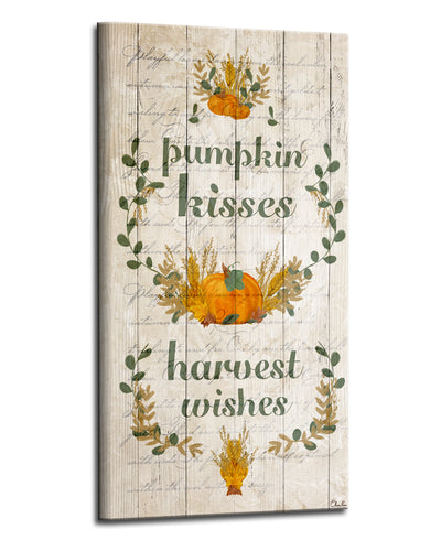 'Pumpkin Kisses' by Olivia Rose — Harvest Wall Art