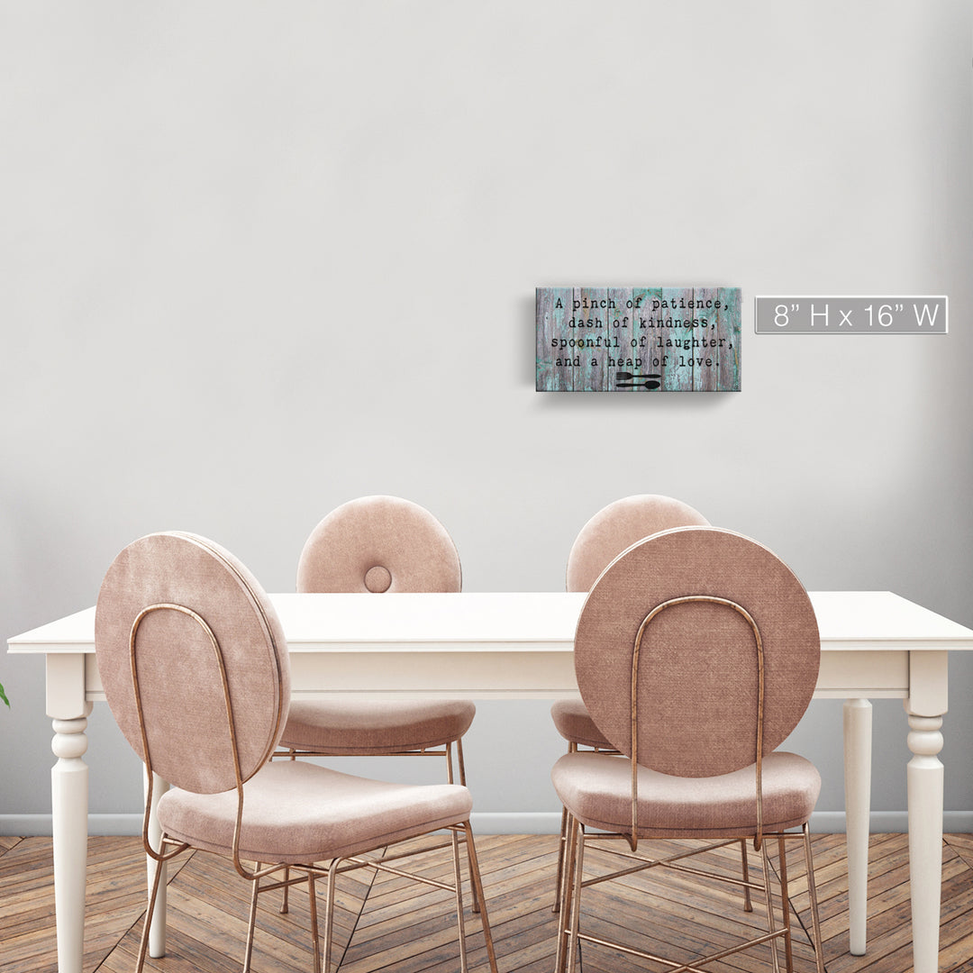 'Spoonful' Wrapped Canvas Kitchen Wall Art