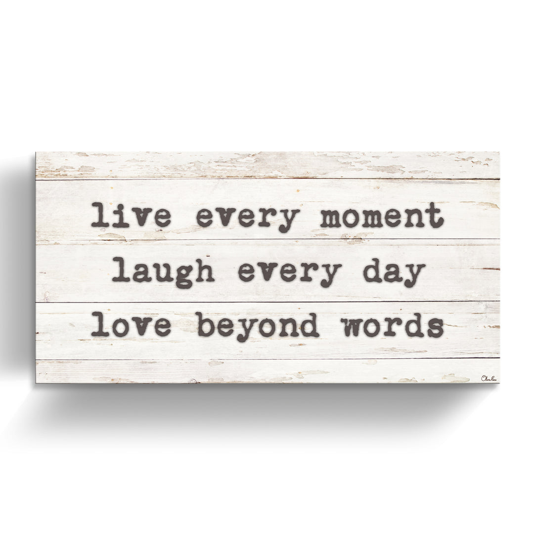 'Words to Live by' Wrapped Canvas Harvest Wall Art