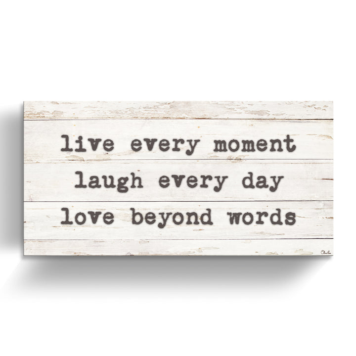 'Words to Live by' Wrapped Canvas Harvest Wall Art