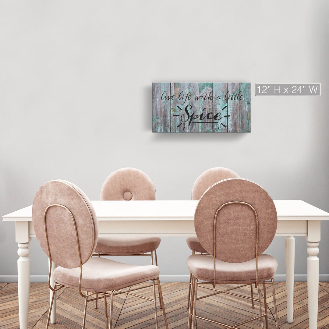 'Spice' Wrapped Canvas Kitchen Wall Art