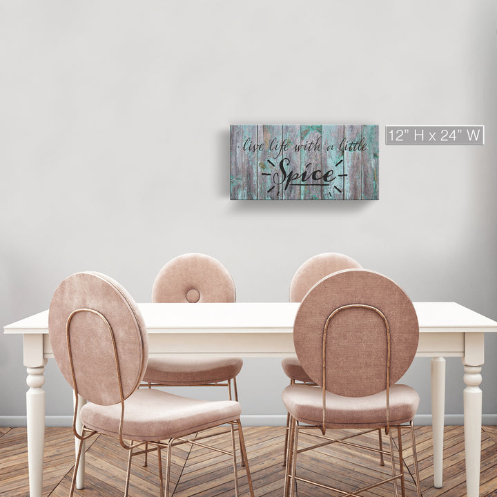 'Spice' Wrapped Canvas Kitchen Wall Art