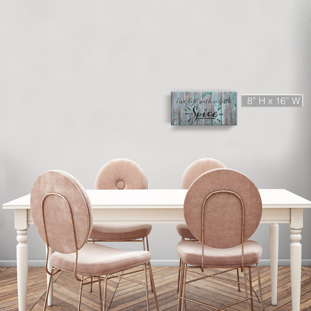 'Spice' Wrapped Canvas Kitchen Wall Art