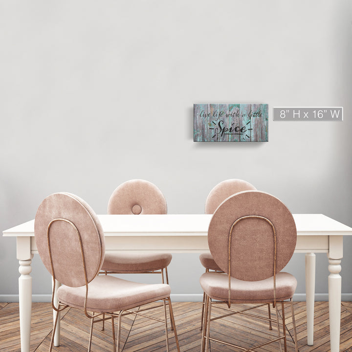 'Spice' Wrapped Canvas Kitchen Wall Art