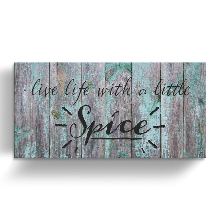 'Spice' Wrapped Canvas Kitchen Wall Art