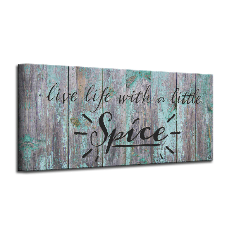'Spice' Wrapped Canvas Kitchen Wall Art