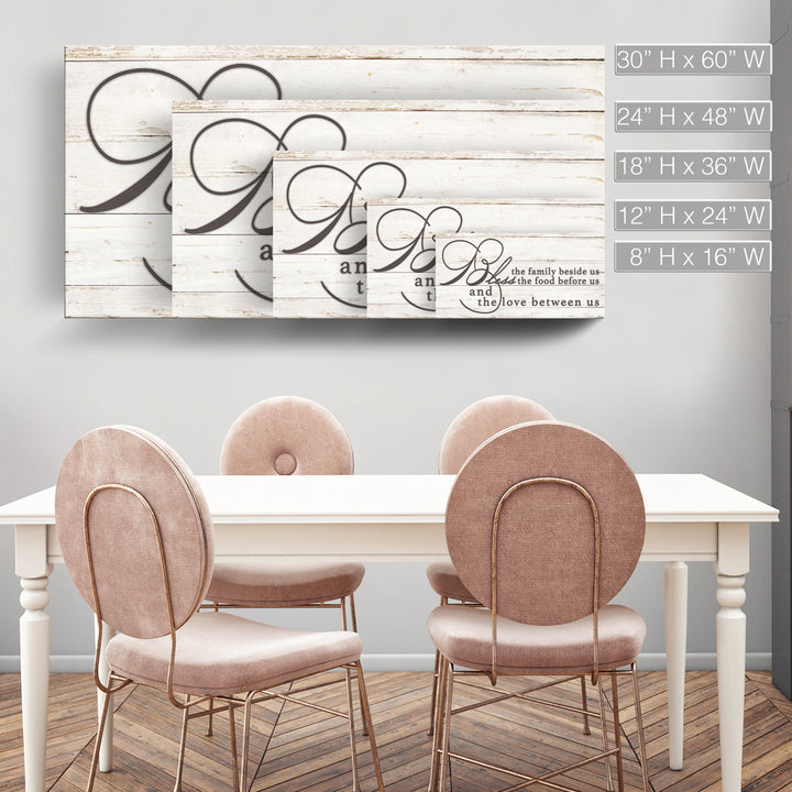 'Blessing' Wrapped Canvas Kitchen Wall Art