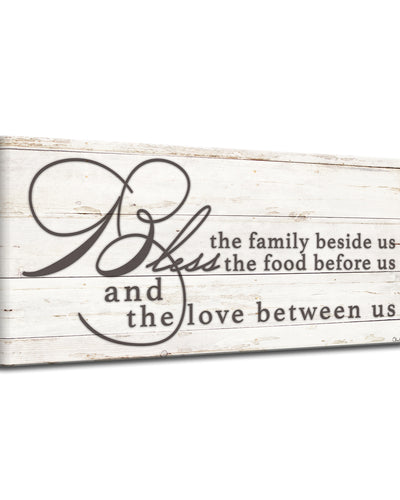 'Blessing' Wrapped Canvas Kitchen Wall Art