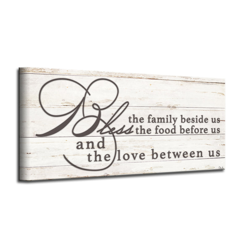 'Blessing' Wrapped Canvas Kitchen Wall Art