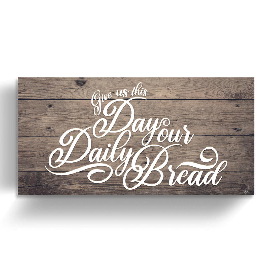'Prayer' Wrapped Canvas Kitchen Wall Art