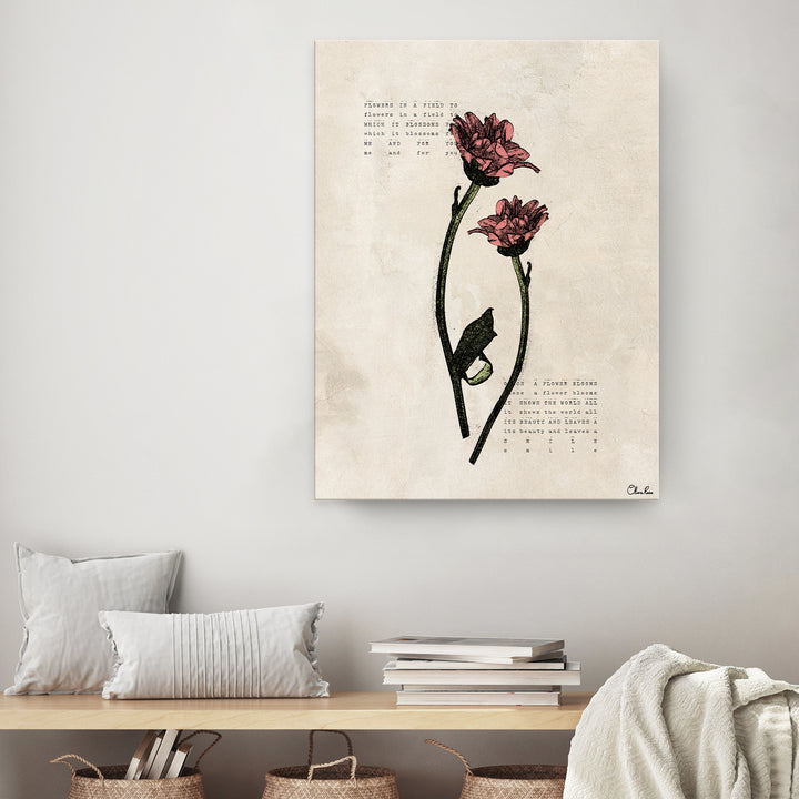 Poetic Flora I'  Floral Wall Art