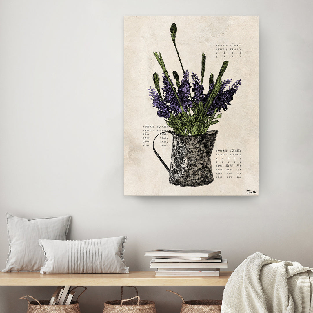 Poetic Flora II'  Floral Wall Art