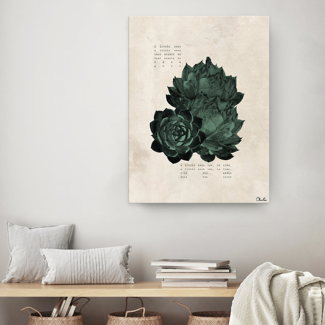 Poetic Flora V'  Floral Wall Art