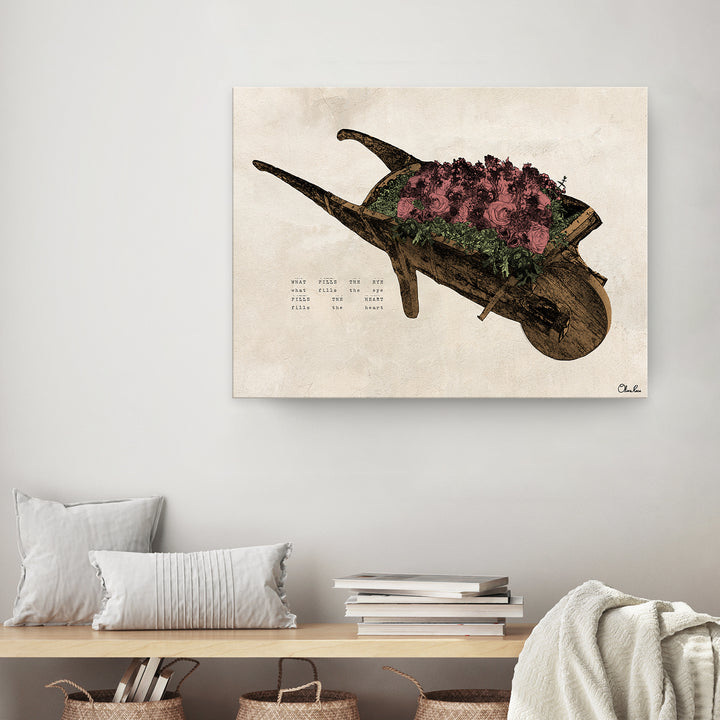 'Poetic Flora VII' Wrapped Canvas Floral Wall Art