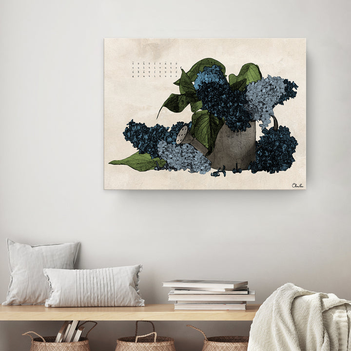 'Poetic Flora VIII' Wrapped Canvas Floral Wall Art