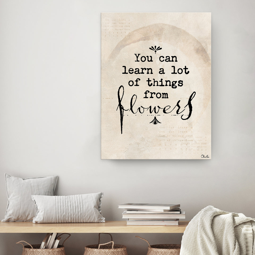 Poetic Flora XXXVIII'  Inspirational Wall Art