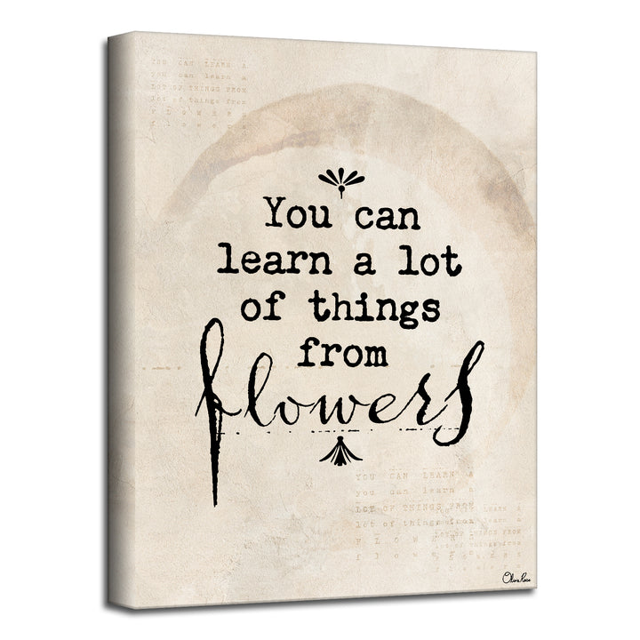 Poetic Flora XXXVIII'  Inspirational Wall Art