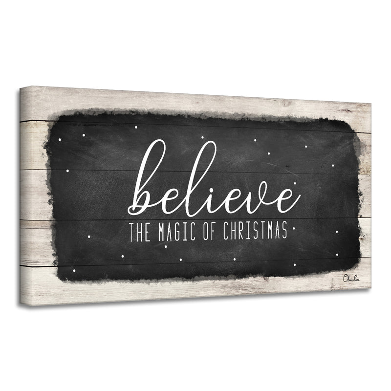 'Believe I' Holiday Canvas Wall Art