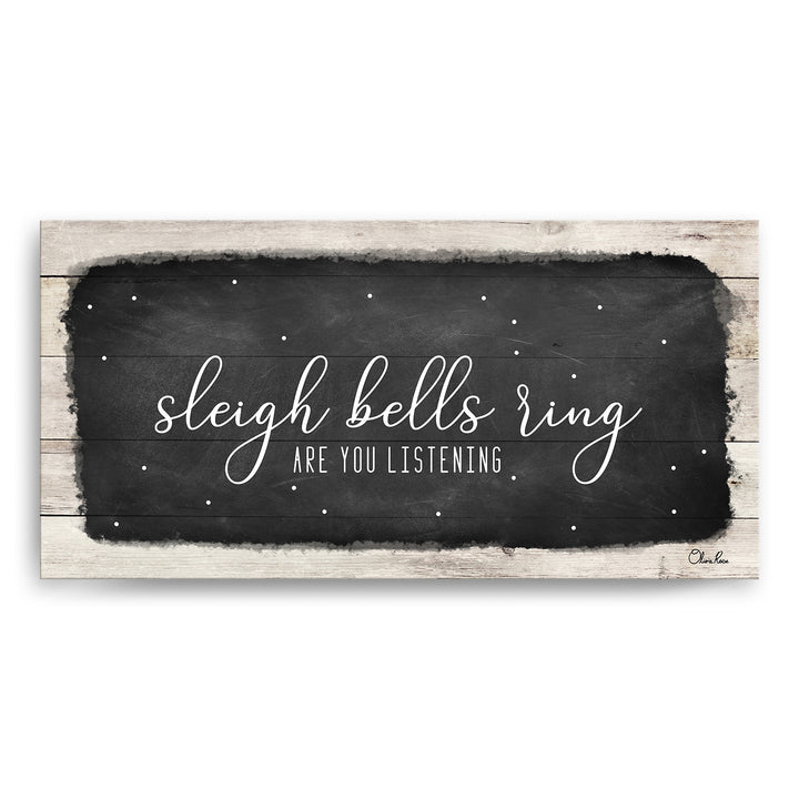 'Sleigh Bells' Holiday Canvas Wall Art
