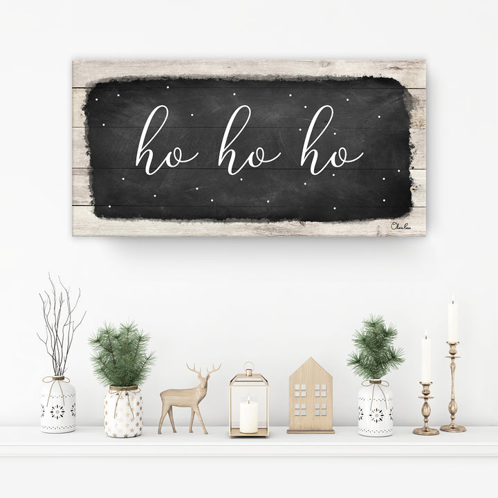 'Hohoho' Holiday Canvas Wall Art