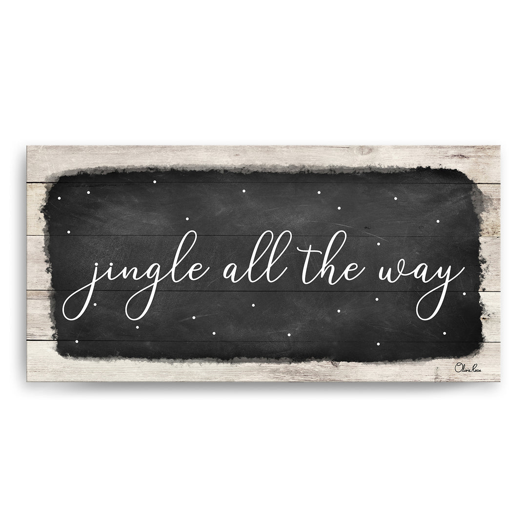 'Jingle All the Way' Holiday Canvas Wall Art