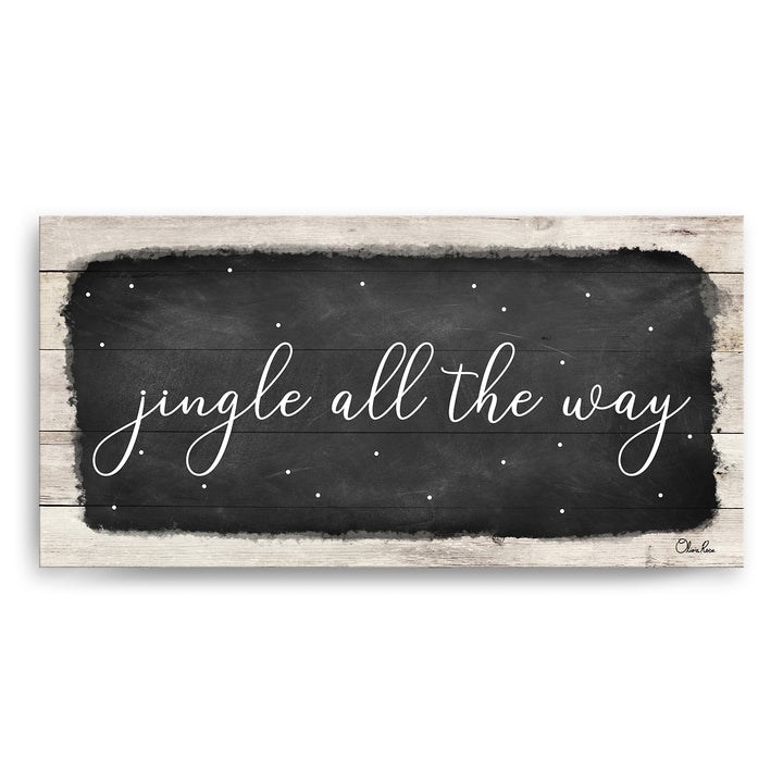 'Jingle All the Way' Holiday Canvas Wall Art
