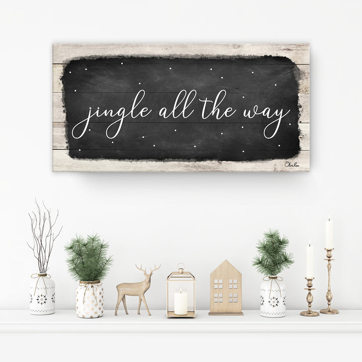 'Jingle All the Way' Holiday Canvas Wall Art