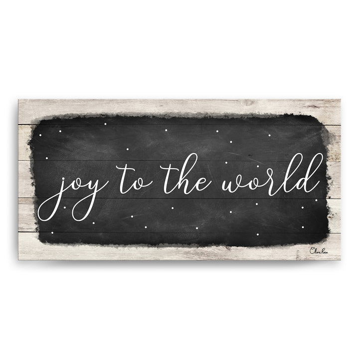'Joy to the World' Holiday Canvas Wall Art