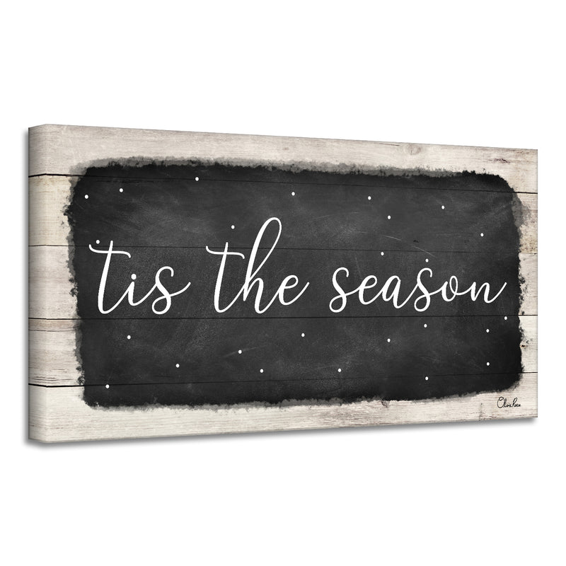 'Tis the Season' Holiday Canvas Wall Art