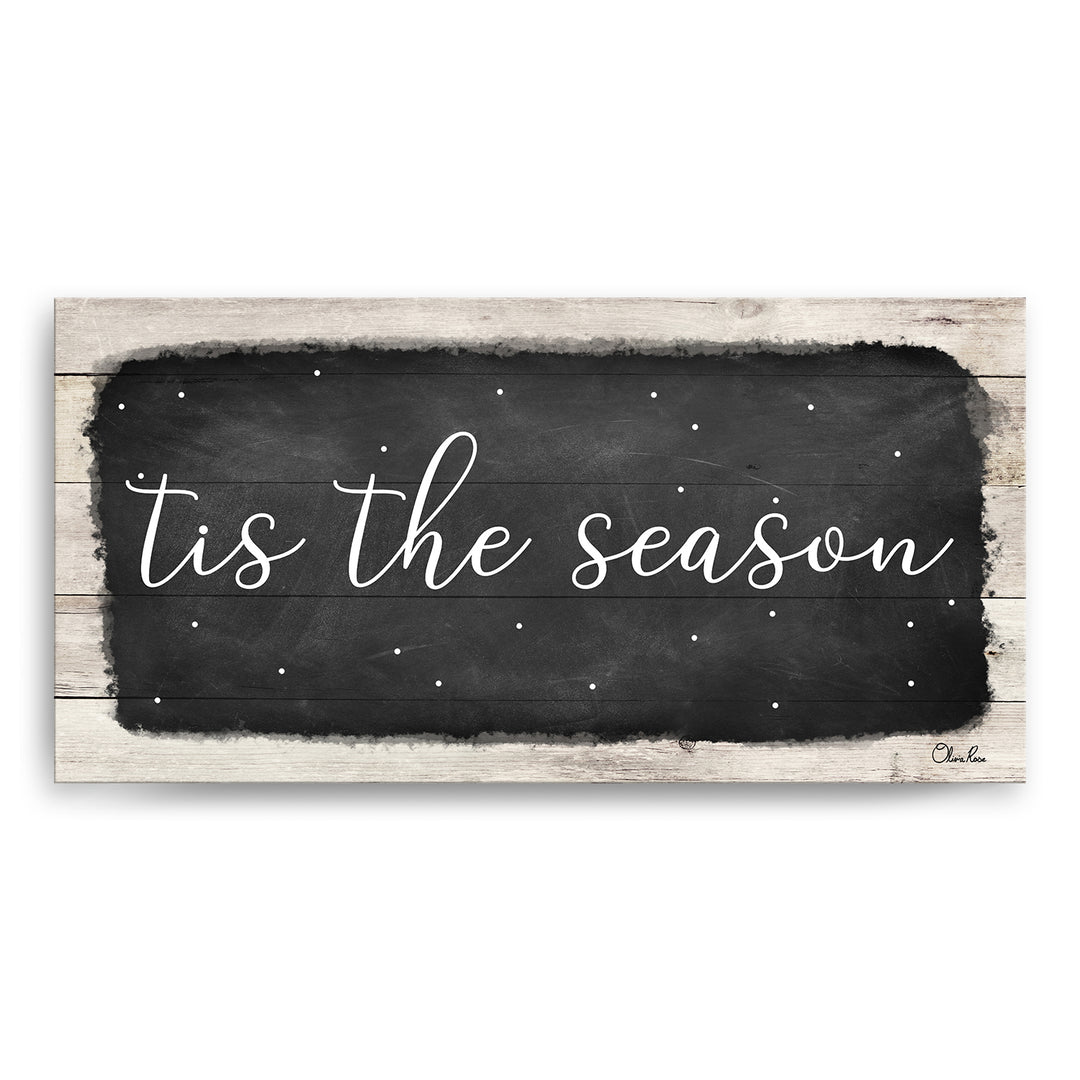 'Tis the Season' Holiday Canvas Wall Art