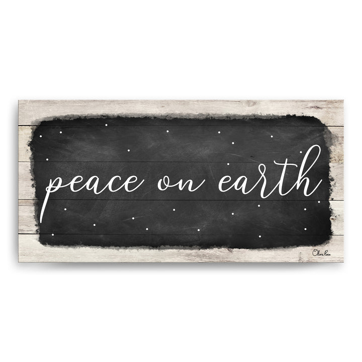 'Peace on Earth I' Holiday Canvas Wall Art